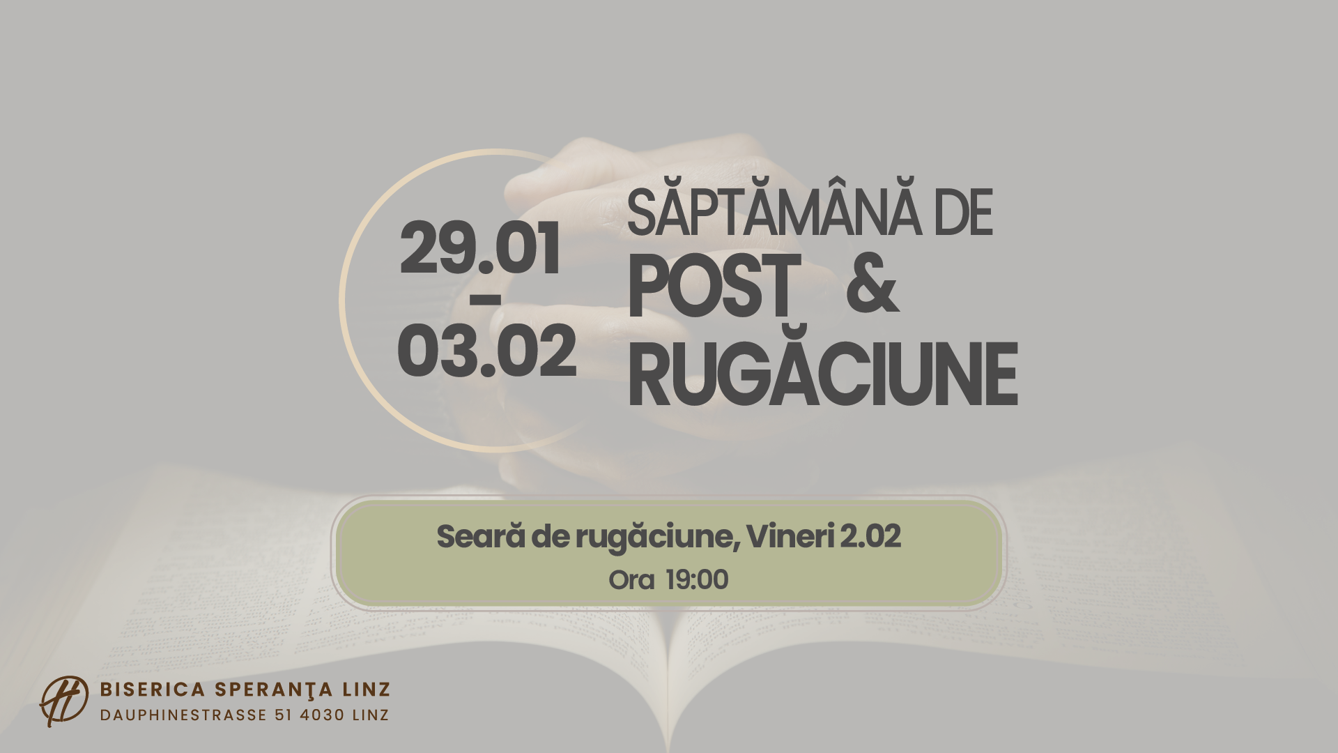 Săptămână de post și rugăciune